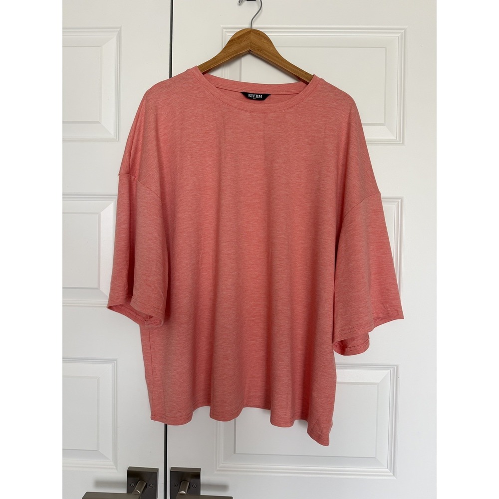 BTFBM Women's Short Sleeve Soft Heavy T-Shirt Size XXL
